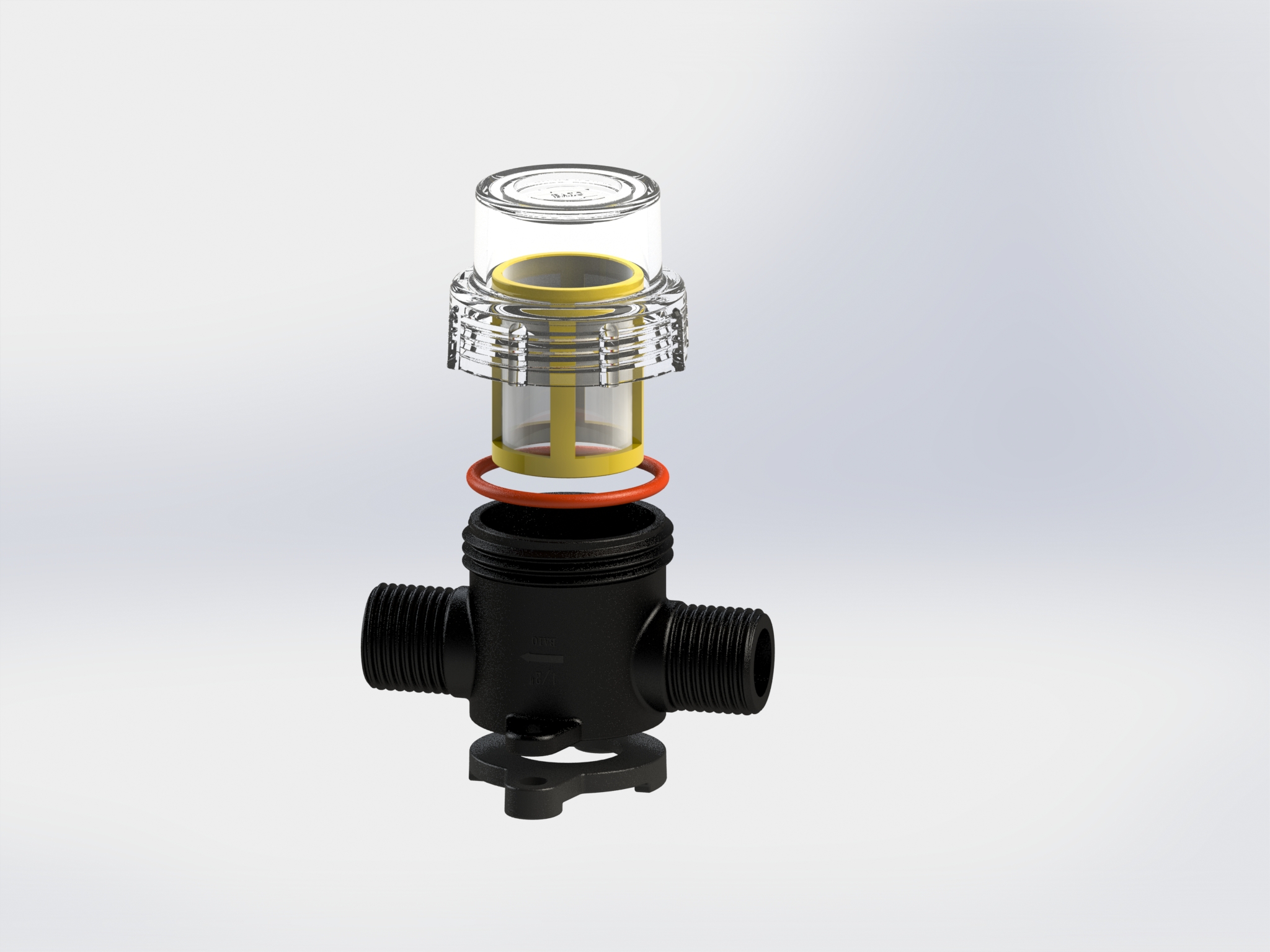 KS0167-HM（Small filter -1/2 external thread, height-increasing insoles）