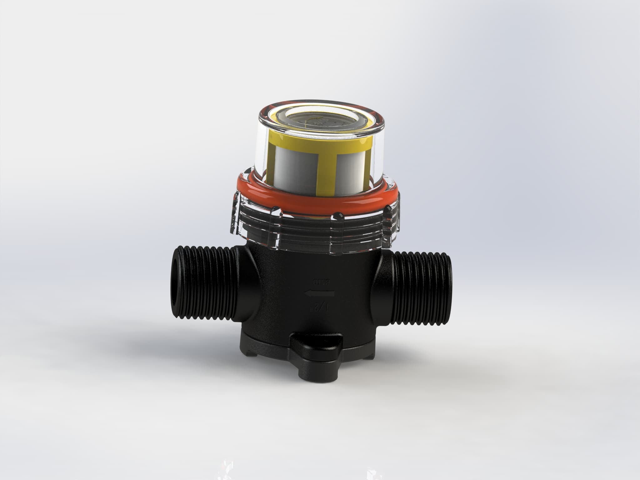 KS0167-HM（Small filter -1/2 external thread, height-increasing insoles）